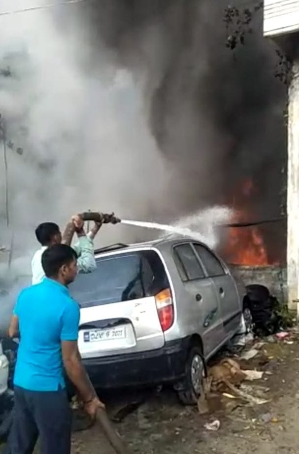 fire cought in silinder