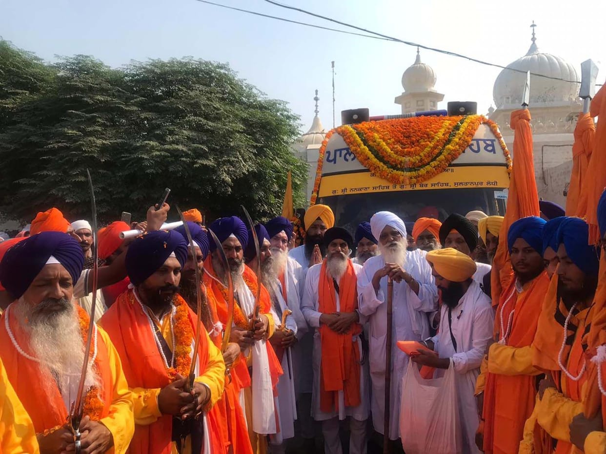 to dividation of india and pakistan the nagar kirtan arrived in sirsa city