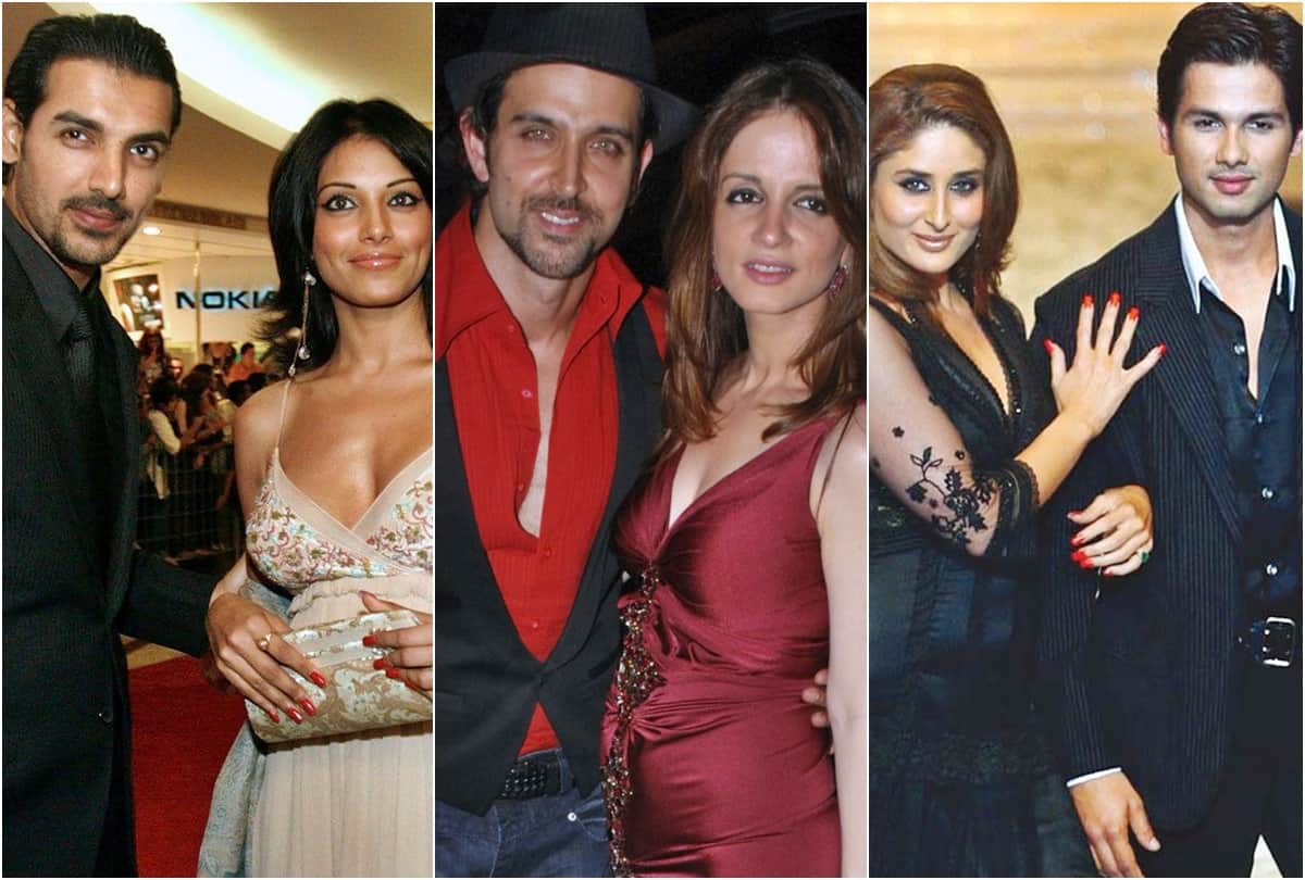 Bollywood celebrity break ups Hrithik Sussanne DIA SAHIL ARBAAZ MALAIKA SHAHID KAREENA JOHN BIPASHA