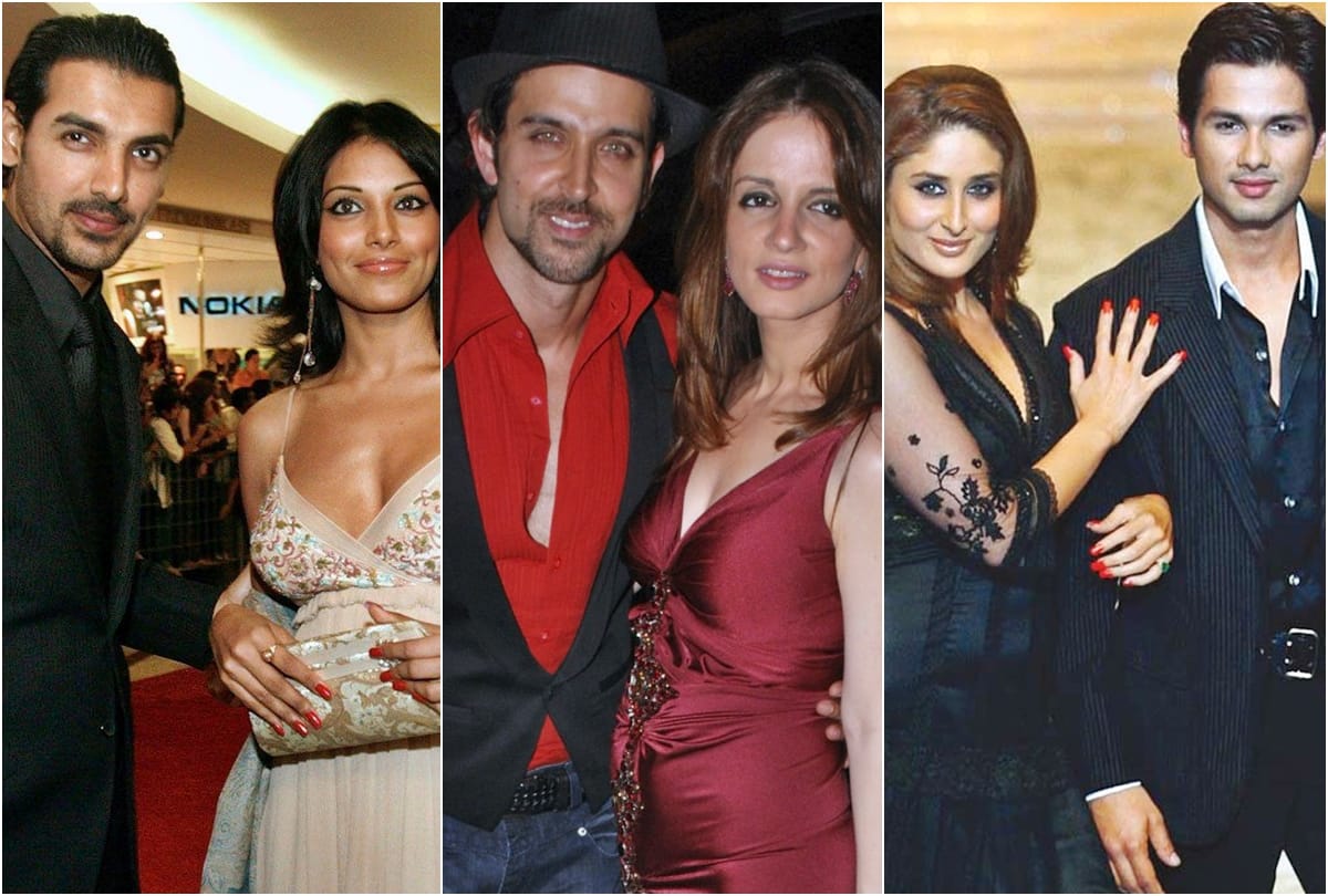 Bollywood celebrity break ups Hrithik Sussanne DIA SAHIL ARBAAZ MALAIKA SHAHID KAREENA JOHN BIPASHA