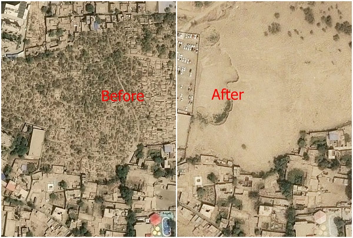 China breaking mosques and cemeteries of Uyghurs Muslims in Xinjiang