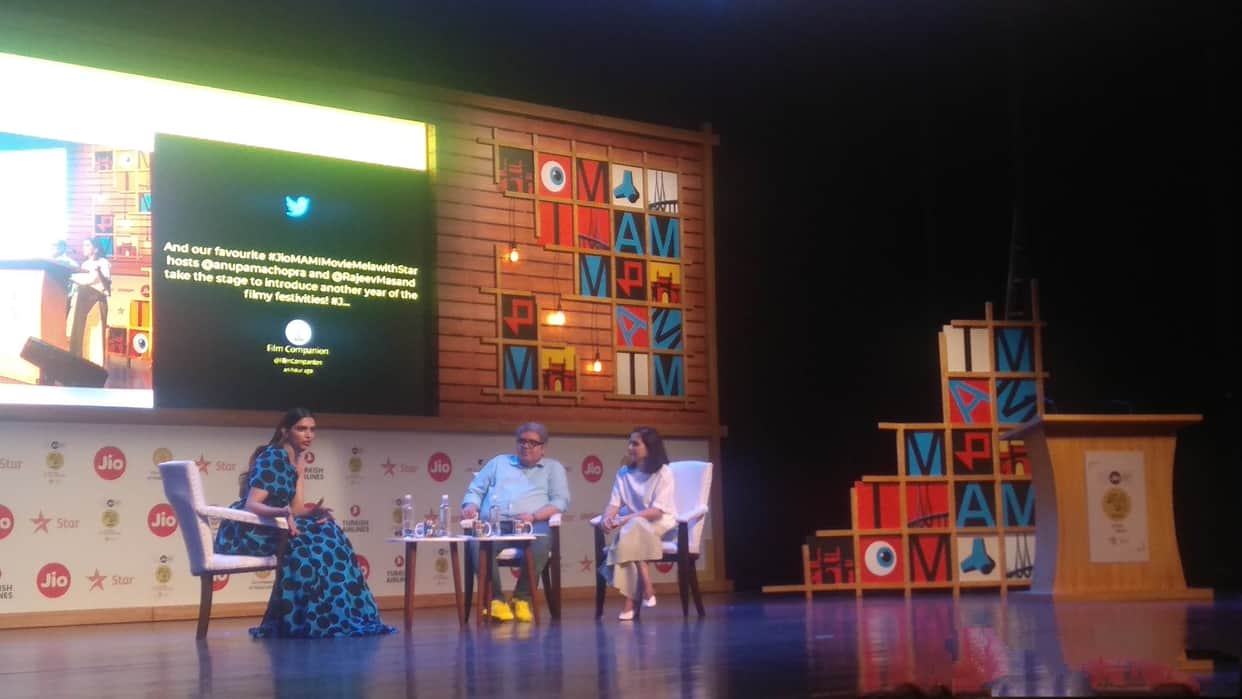 Mami Film Festival 2019 Deepika Padukone talked about her love story with Ranveer singh
