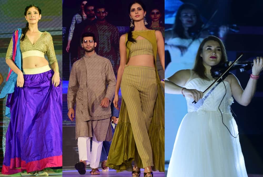 Fashion show in Khadi Mahotsav in Lucknow.