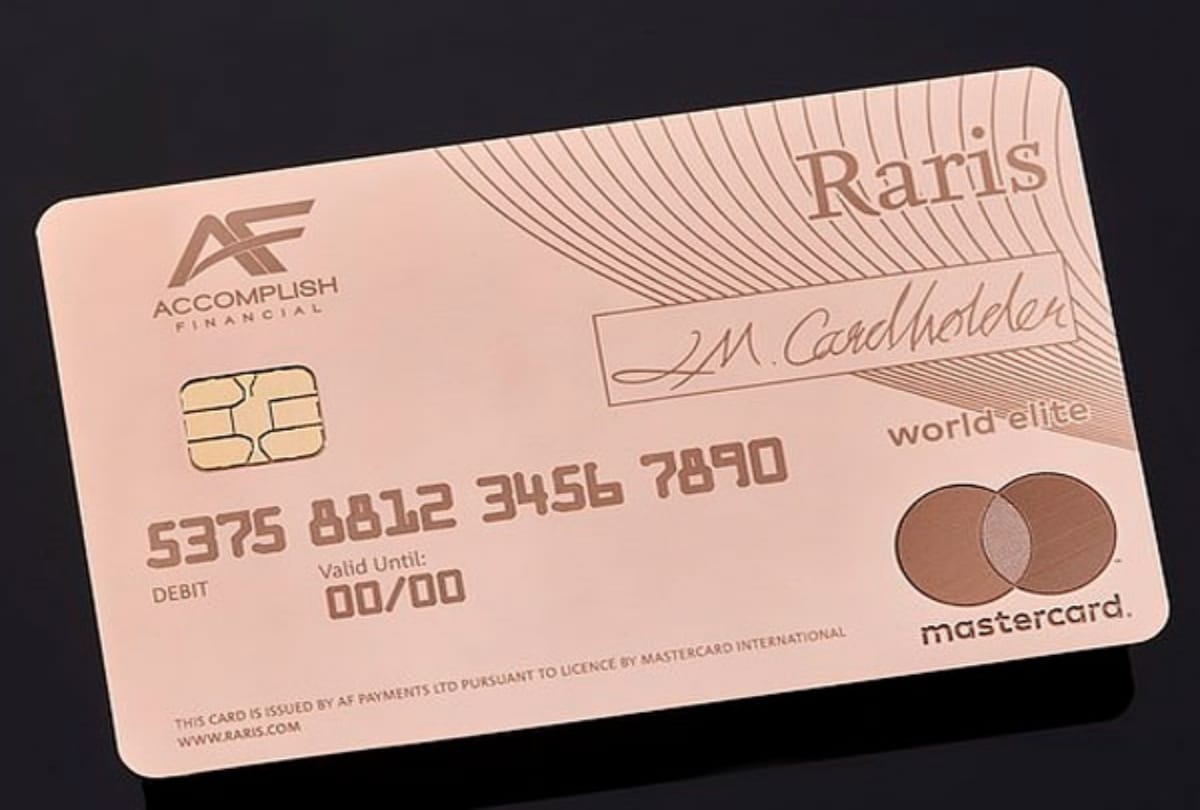 gold atm card first time in world