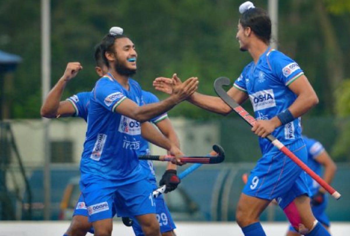 Indian junior mens hockey team defeated new zealand by 8-2 in Sultan Johor cup