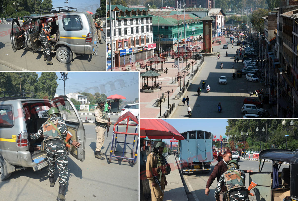security Increased in Srinagar after grenade attack at hari singh street, jammu kashmir latest news