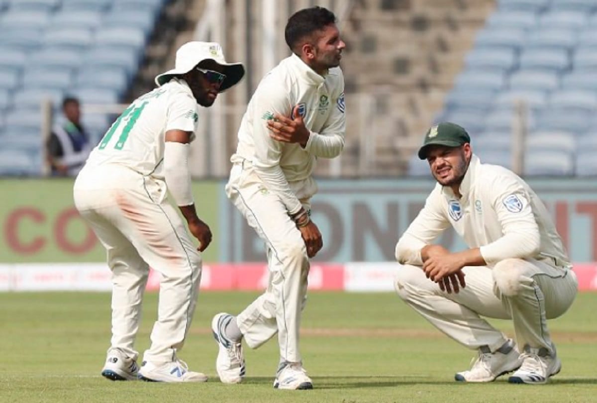 Keshav Maharaj ruled out of third test against India due to shoulder injury
