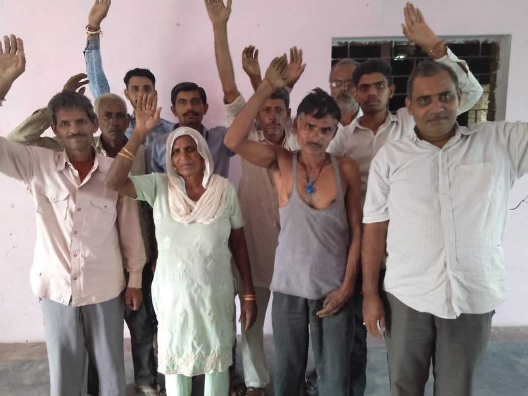 Villagers of Badhi performed protest against Health Department
