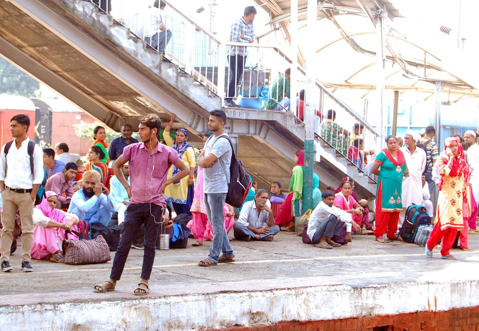Train stopped, then additional buses were run on routes