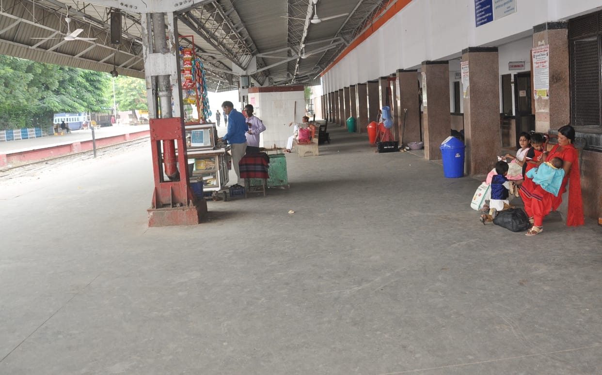 Railway took the block, passengers were worried