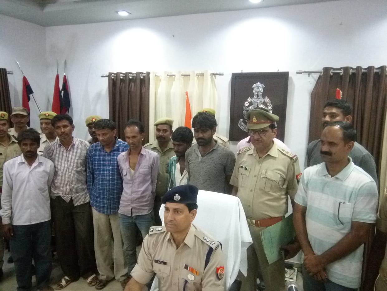 six thief arrested and 11 bike find