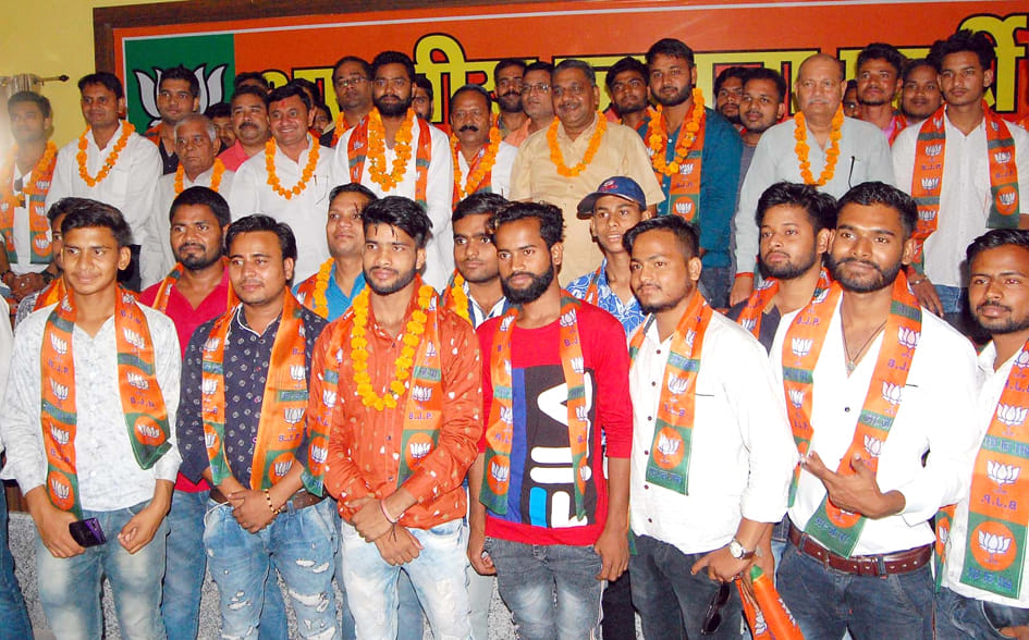 Leaving SP and assuming membership of BJP