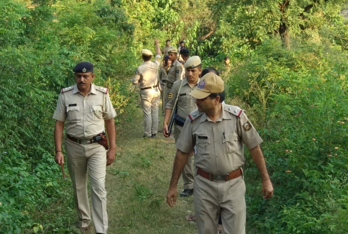 search operation by special police force in kandwal kangra himachal pradesh