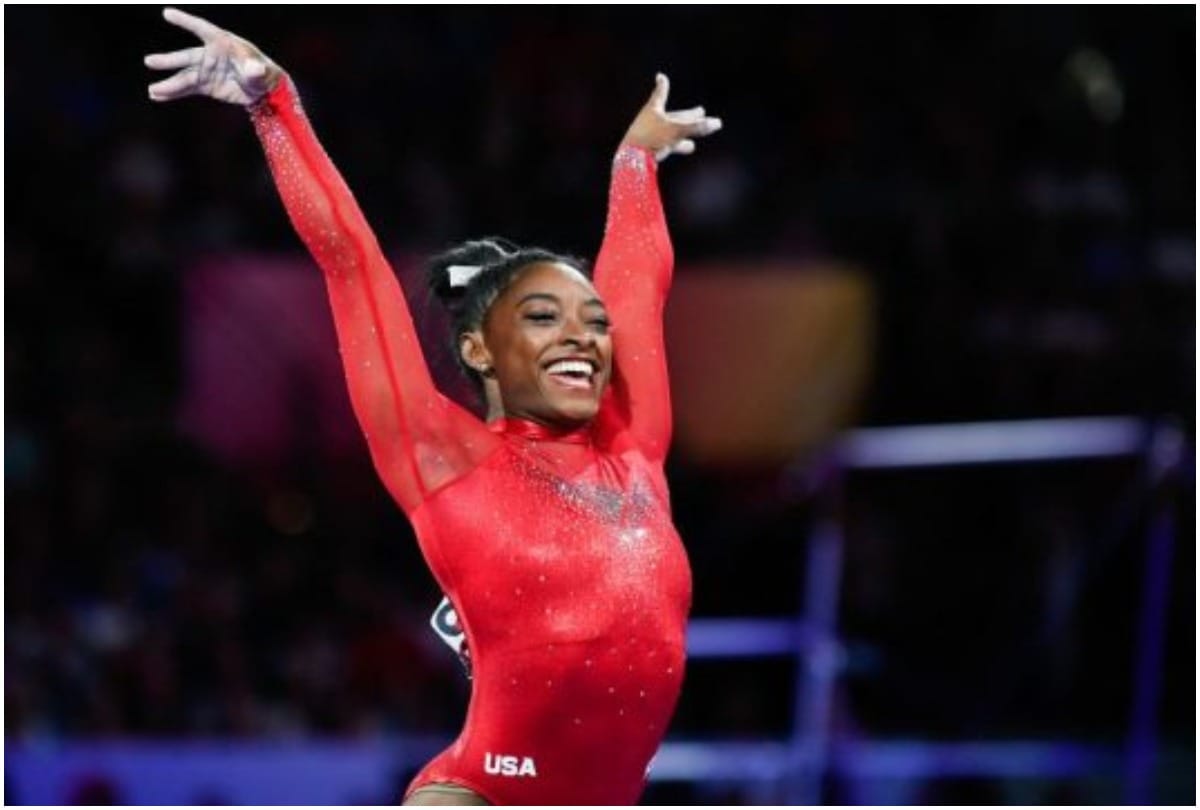 Simone Biles scripts history after winning record equalling 23rd worlds medal