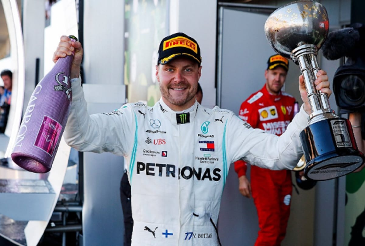Valterri Bottas wins Japanese Grand prix as Mercedes take 6th constructors' title in a row
