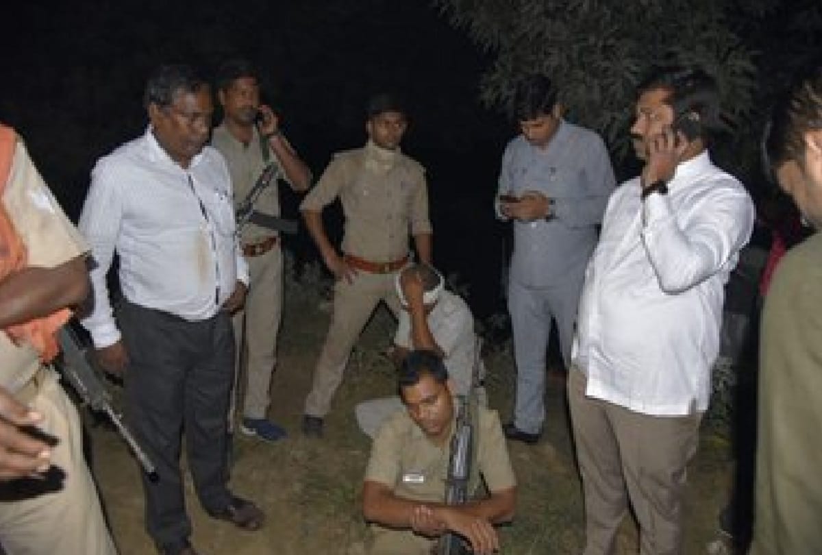 A vehicle in the convoy of state minister Nand Kumar Gupta Nandi met with an accident near Auria 