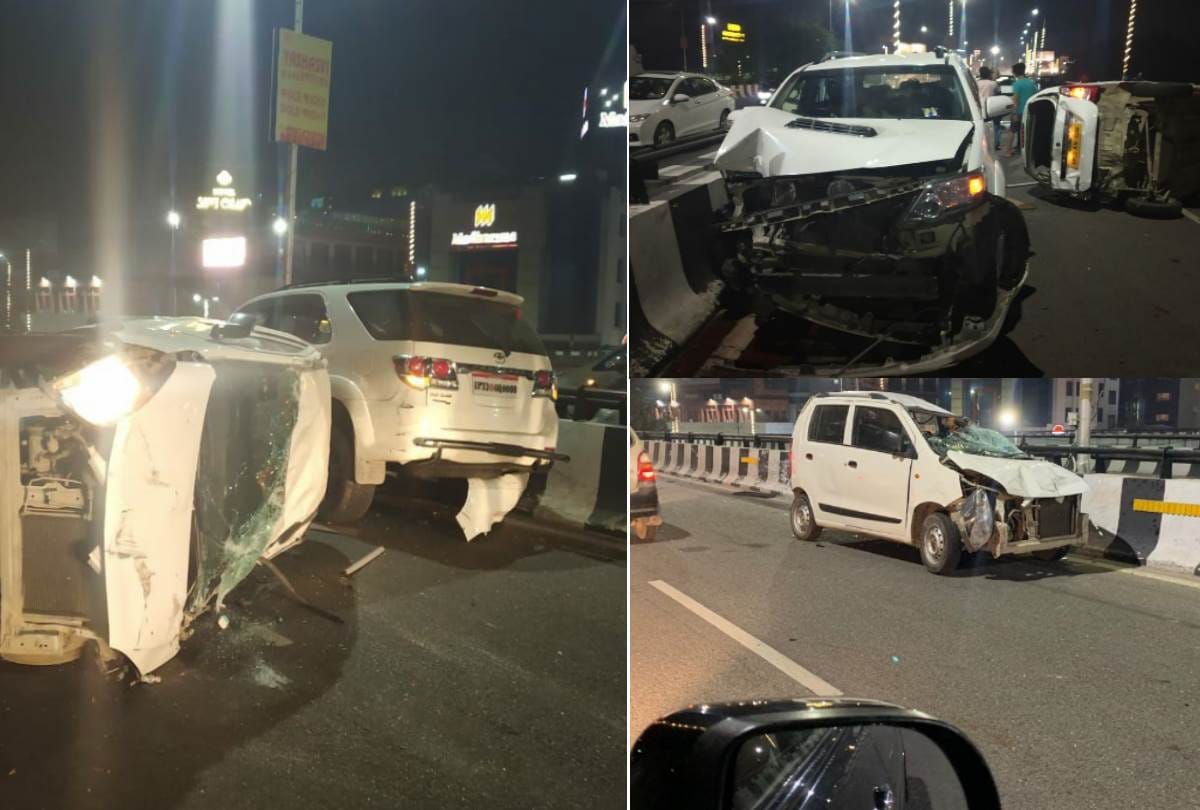 Three young man injured in road accident