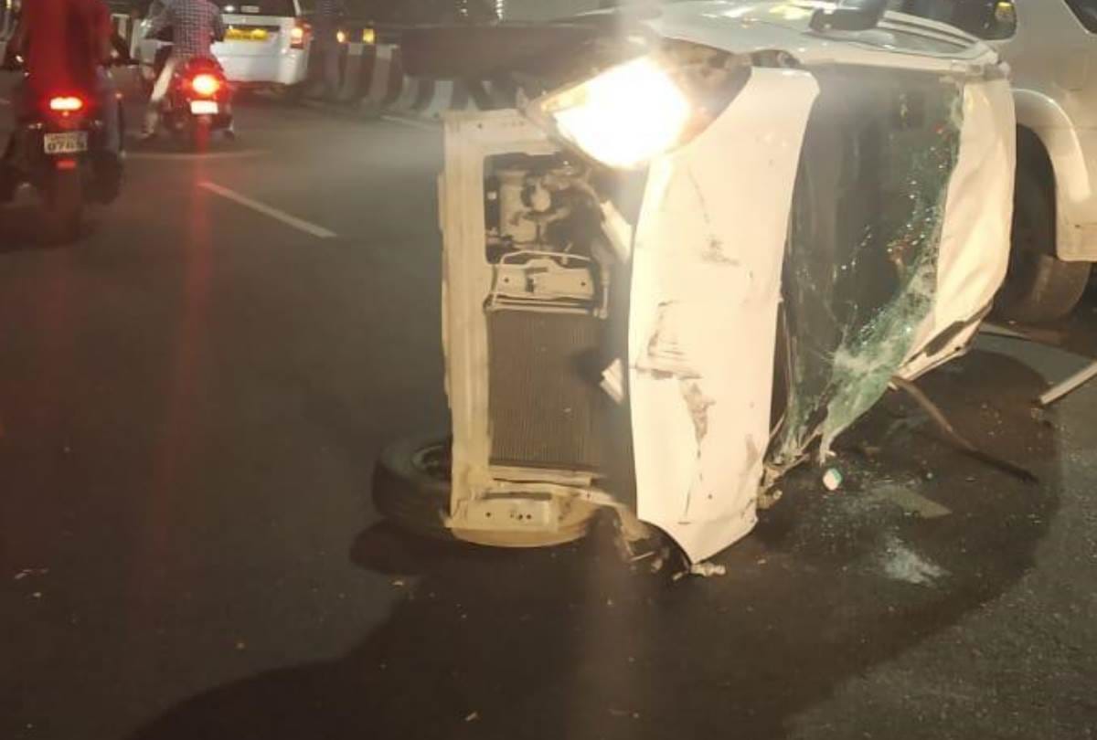 Three young man injured in road accident