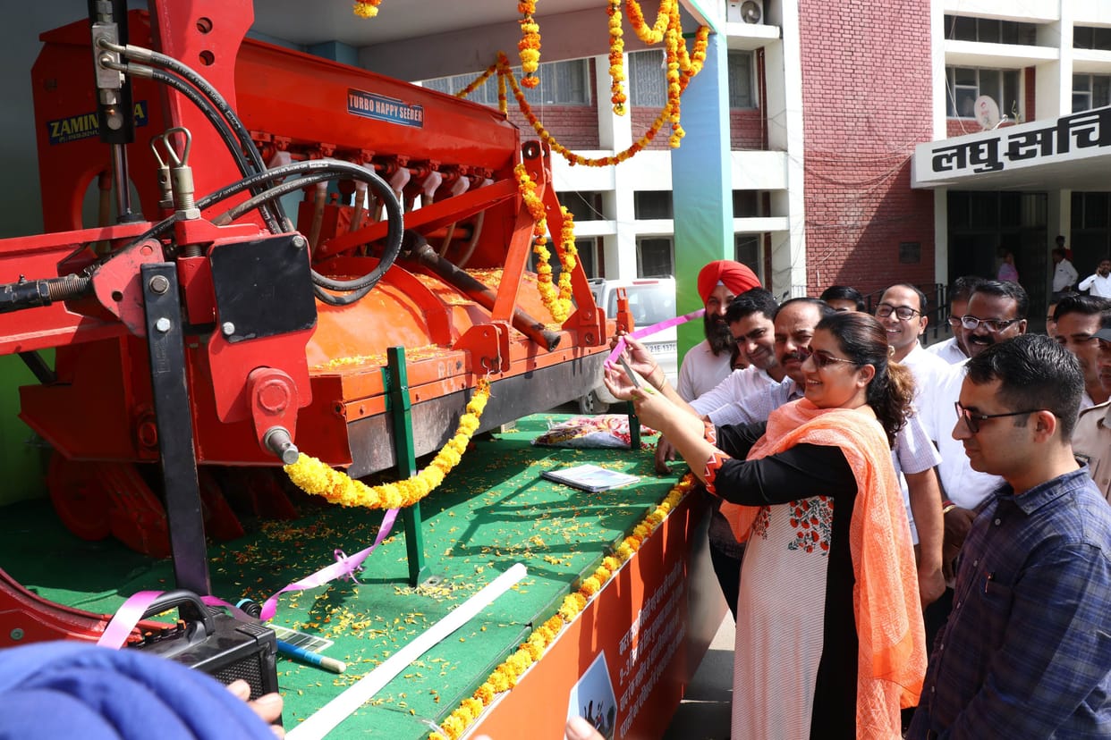 adc gave green signal to crop residue management campaign