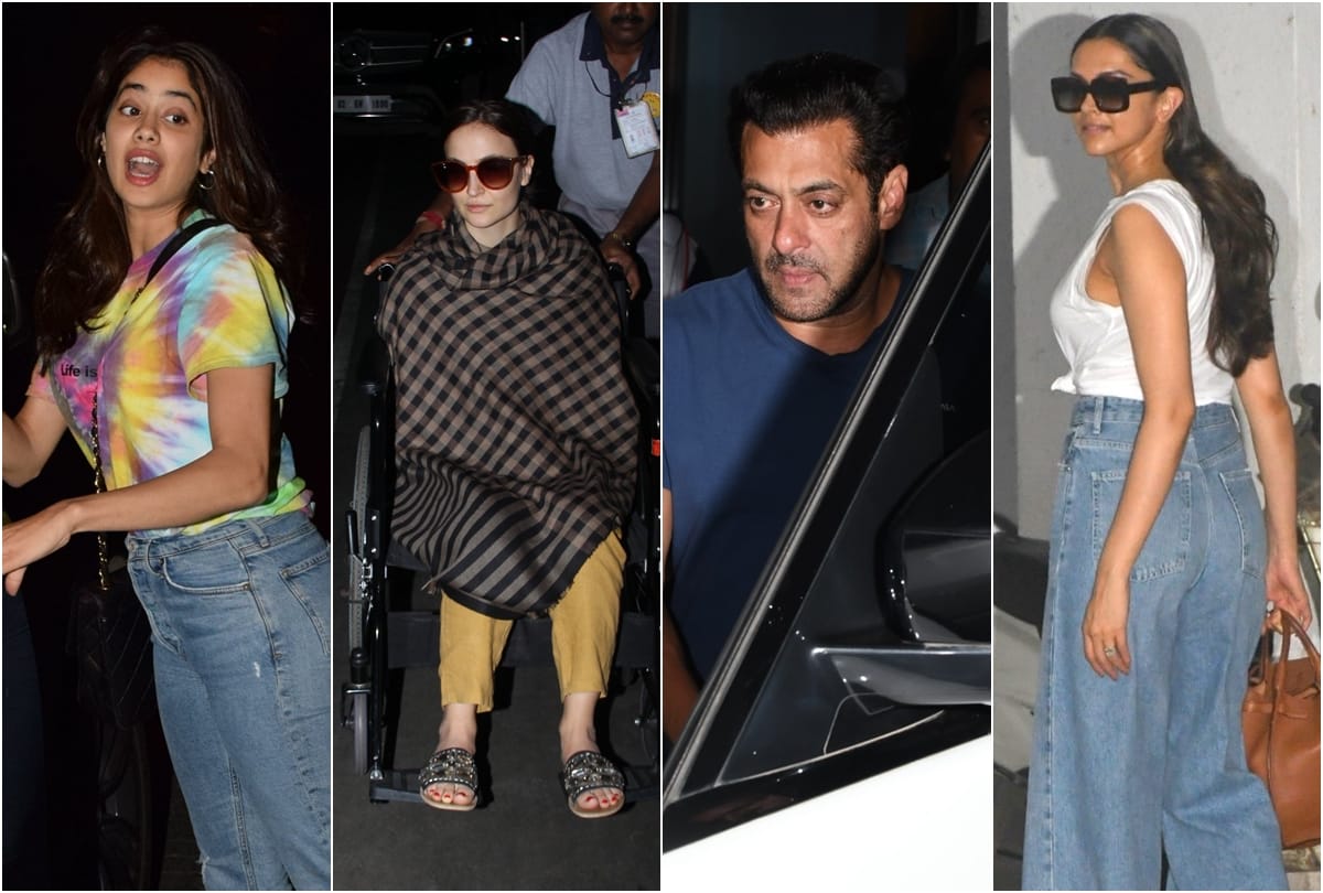 Bollywood Spotted Deepika salman Hrithik Alia kareena Karishma Arjun malaika kartik Shilpa Shraddha