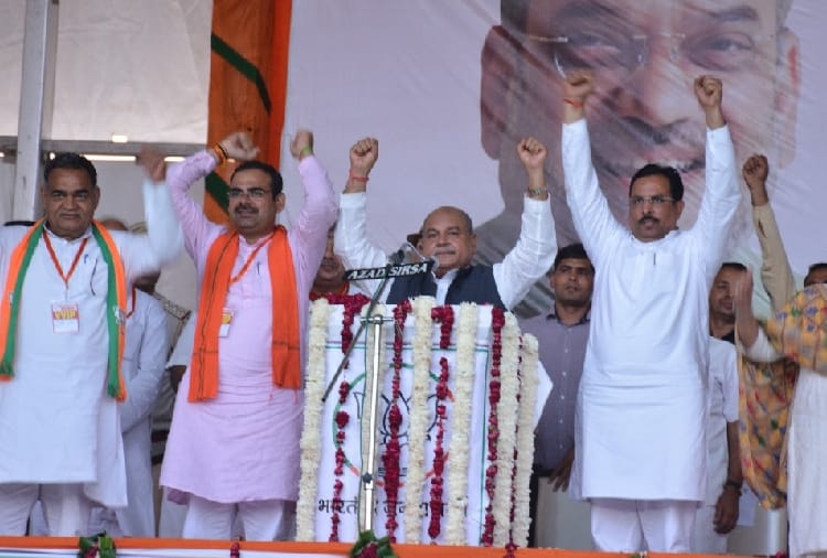 Haryana Assembly Elections, Narendra Singh Tomar Addressed A rally In Tohana