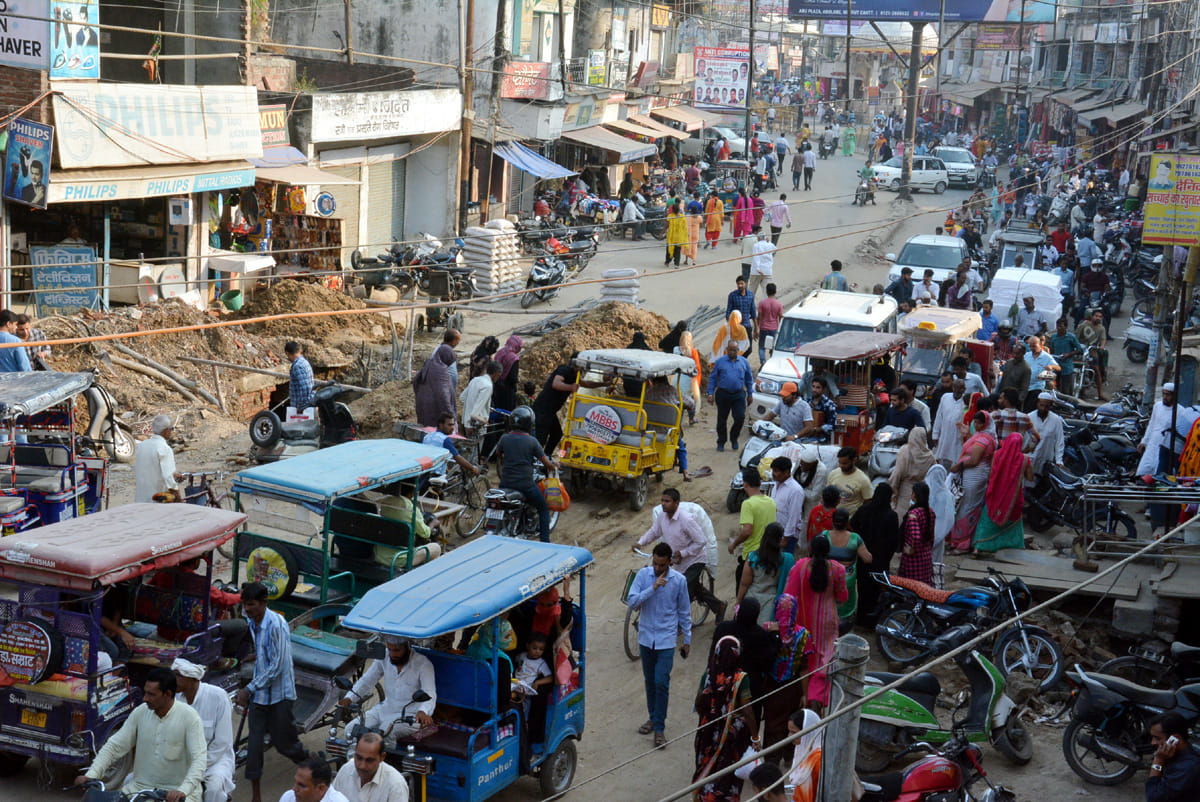 Muzaffarnagar: jammed on Roorkee road