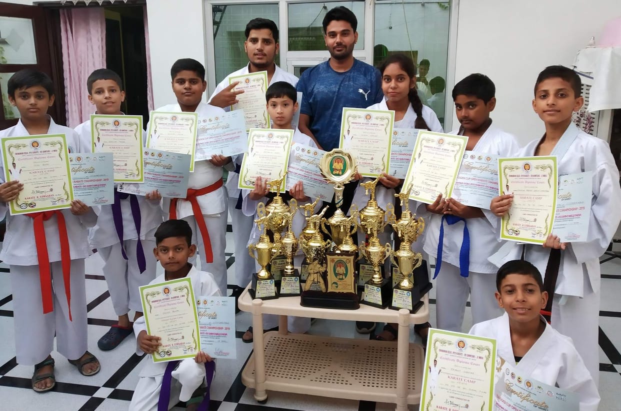 Players showed skill in martial arts