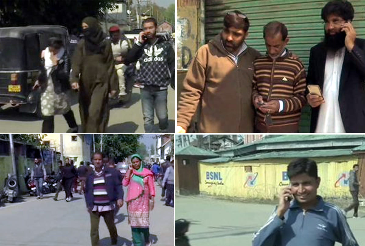 Postpaid mobile phone services resume in Kashmir from today