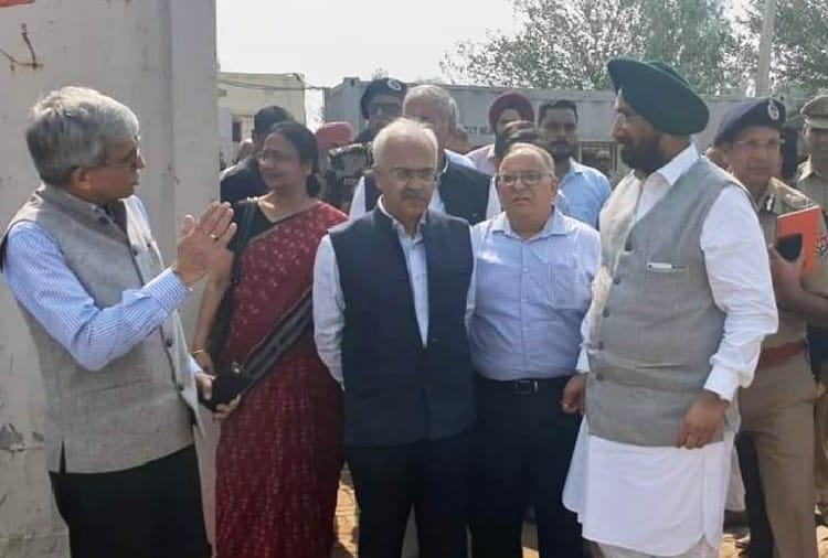 Kartarpur Corridor, Union Home Secretary reached shri Dera Baba Nanak
