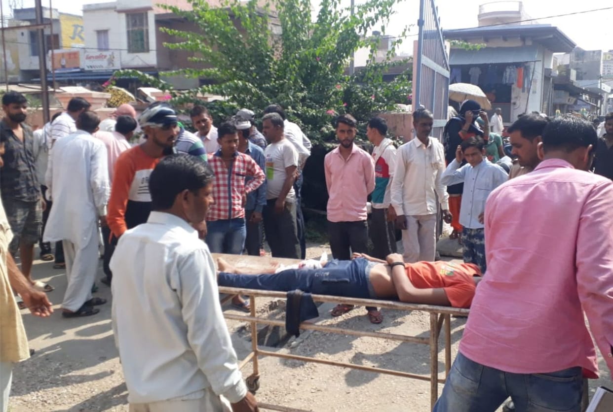 accident me four kishor ghayal