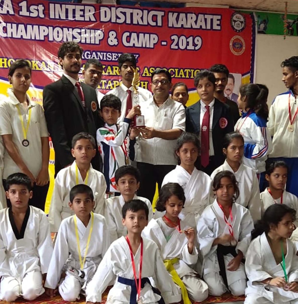 Players including Anshika, Kirti, Samar won gold medals in Karate Championship