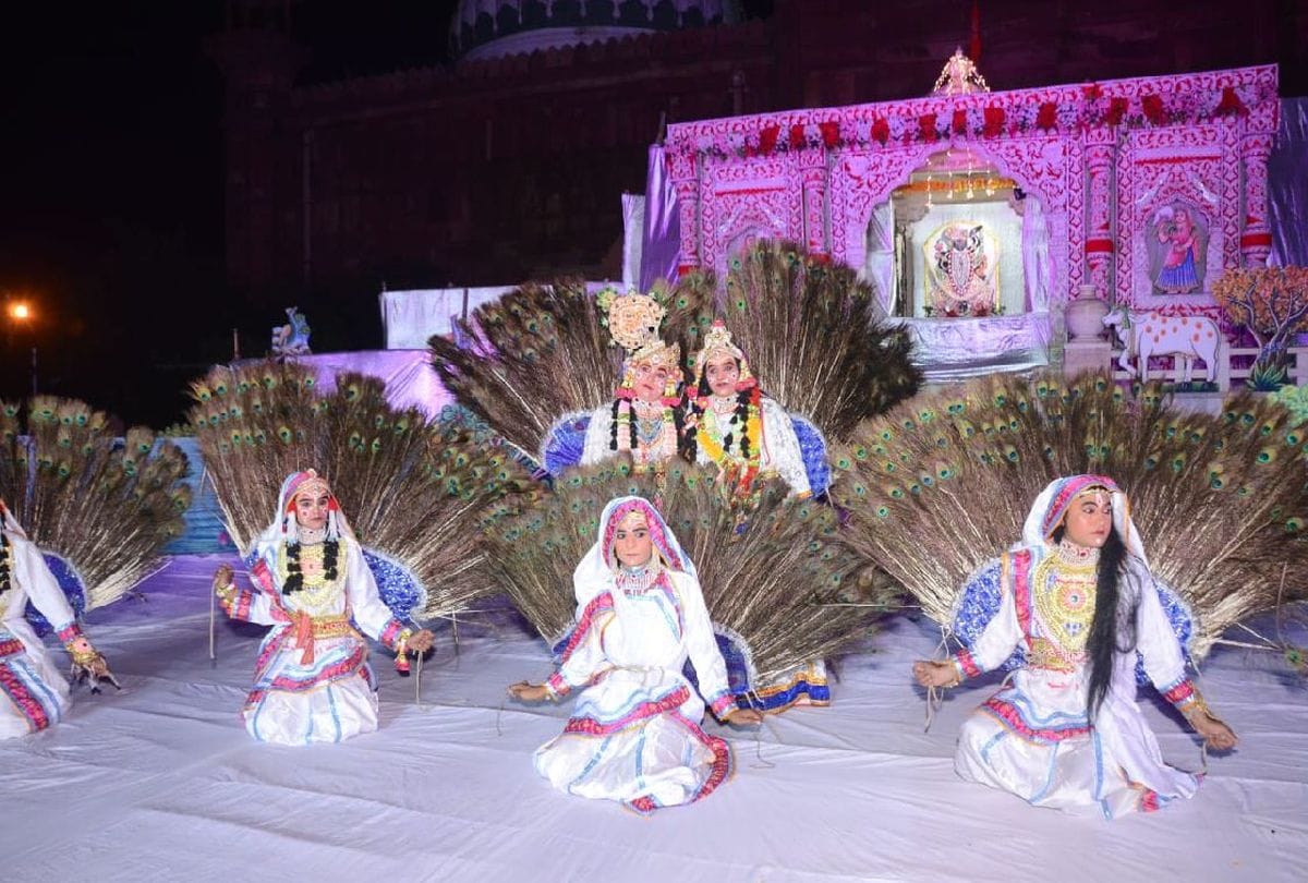 sharad purnima maha raas on shri krishna janmasthan temple mathura