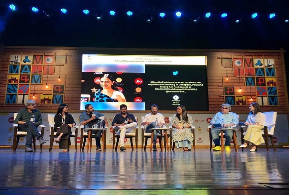 Sriram Raghavan Meghna Gulzar Konkona Sen Sharma at Jio MAMI 21st Mumbai Film Festival 2019