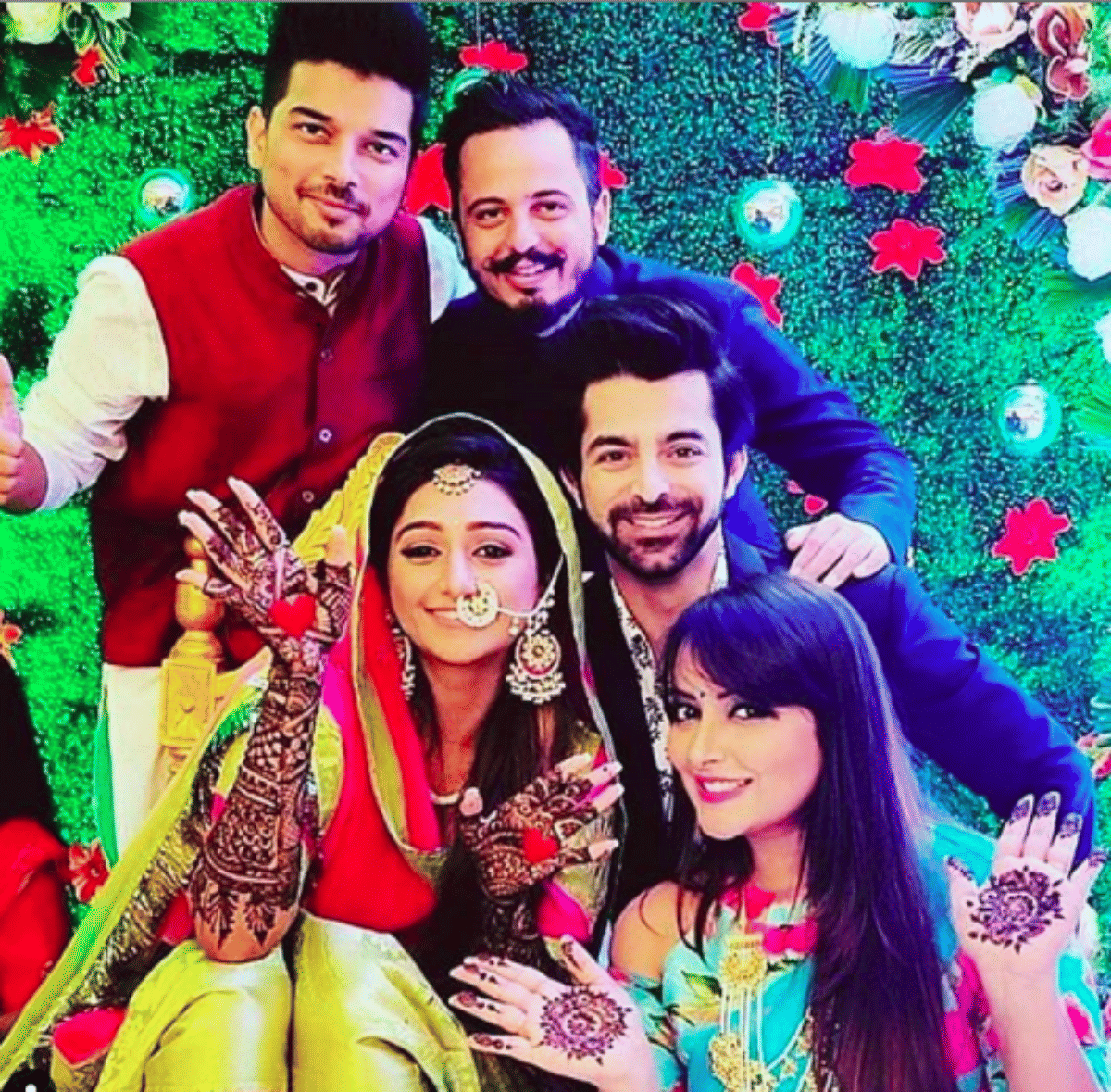 mohena singh mehndi and sangeet grand ceremony pictures