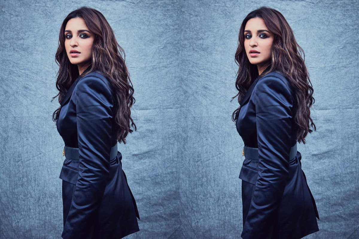 parineeti chopra gives high end fashion goals like sister priyanka chopra in navy blue pantsuit