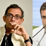 Abhijit Banerjee and Rahul Gandhi