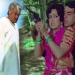 hema malini, dharmendra and sanjeev kumar