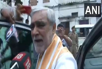 Union Minister Ashwini Choubey wept bitterly in Patna