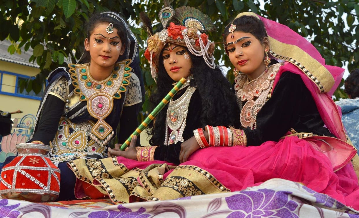Tableaux became an attraction in the procession