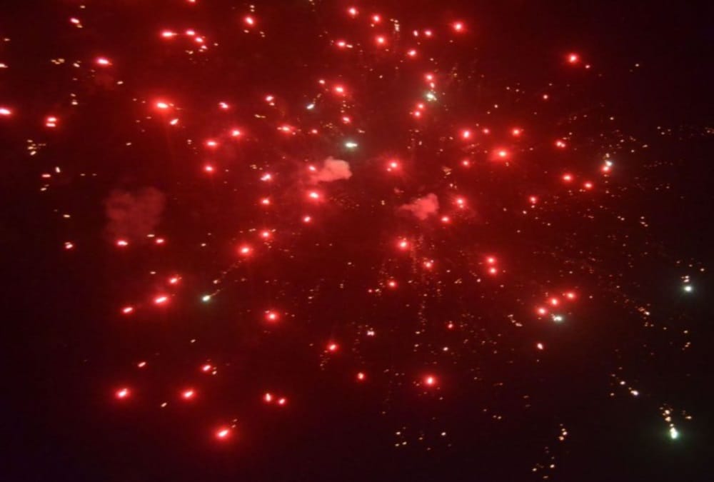 Stars Fireworks in Sky before Diwali 2019 on 21 October