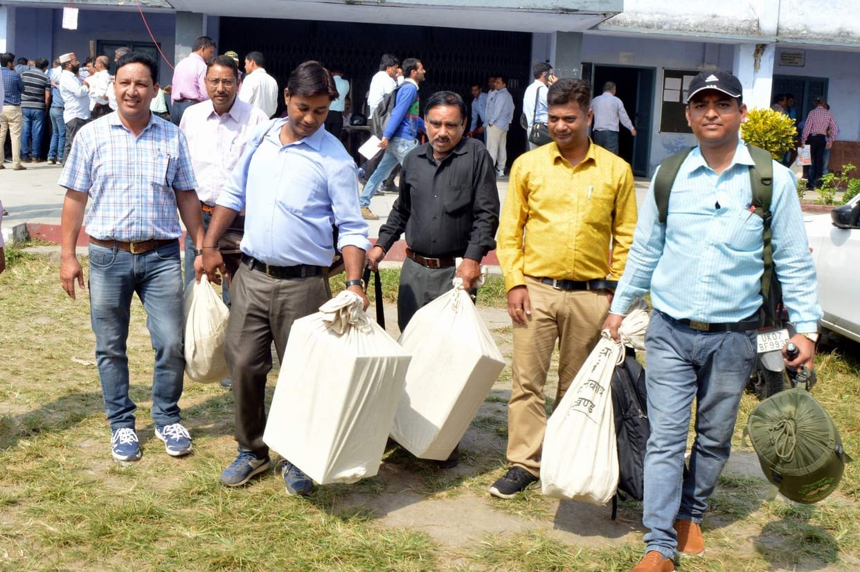 74 polling parties leave for inaccessible polling