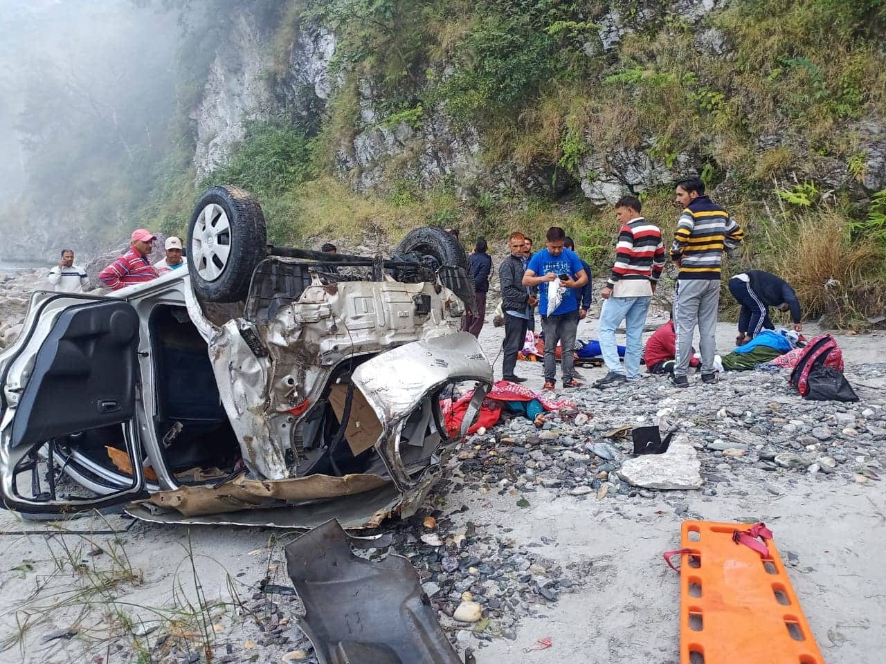 Tragic accident at Tehri in photos