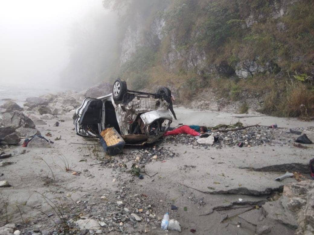 Tragic accident at Tehri in photos