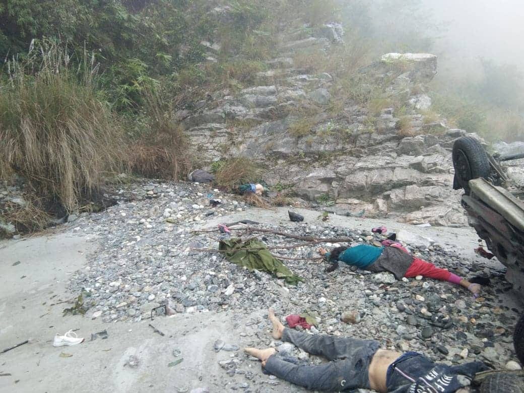 Tragic accident at Tehri in photos