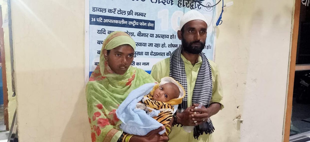 Mother left the girl in the shelter