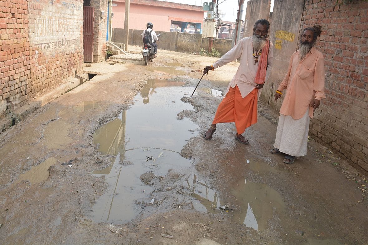 water loging problm in firozabad colonies