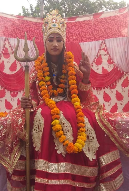Valmiki procession was taken out with bandmates