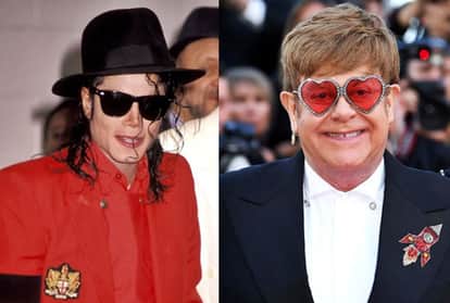 माइकल जैक्सन और सिंगर एल्टन जॉन