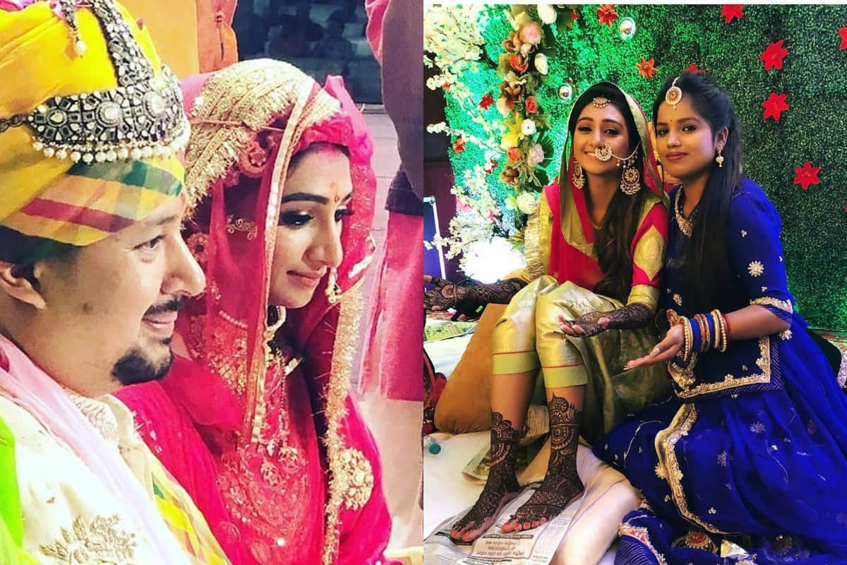 mohena kumari singh flaunt royal bridal look on wedding day