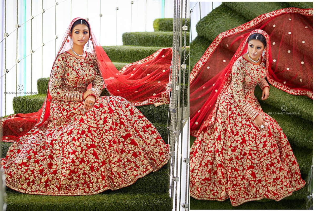 mohena kumari singh flaunt royal bridal look on wedding day